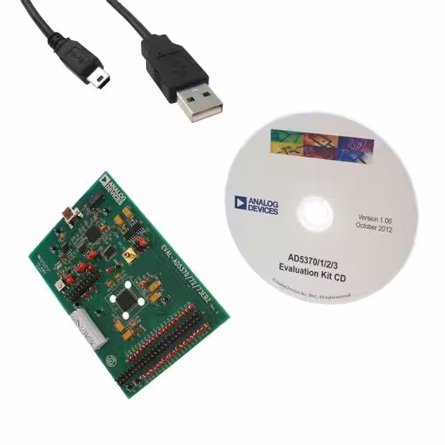 EVAL-AD5372EBZ Analog Devices Inc.  Cartes d'évaluation - Convertisseurs numériques-analogiques (DAC)